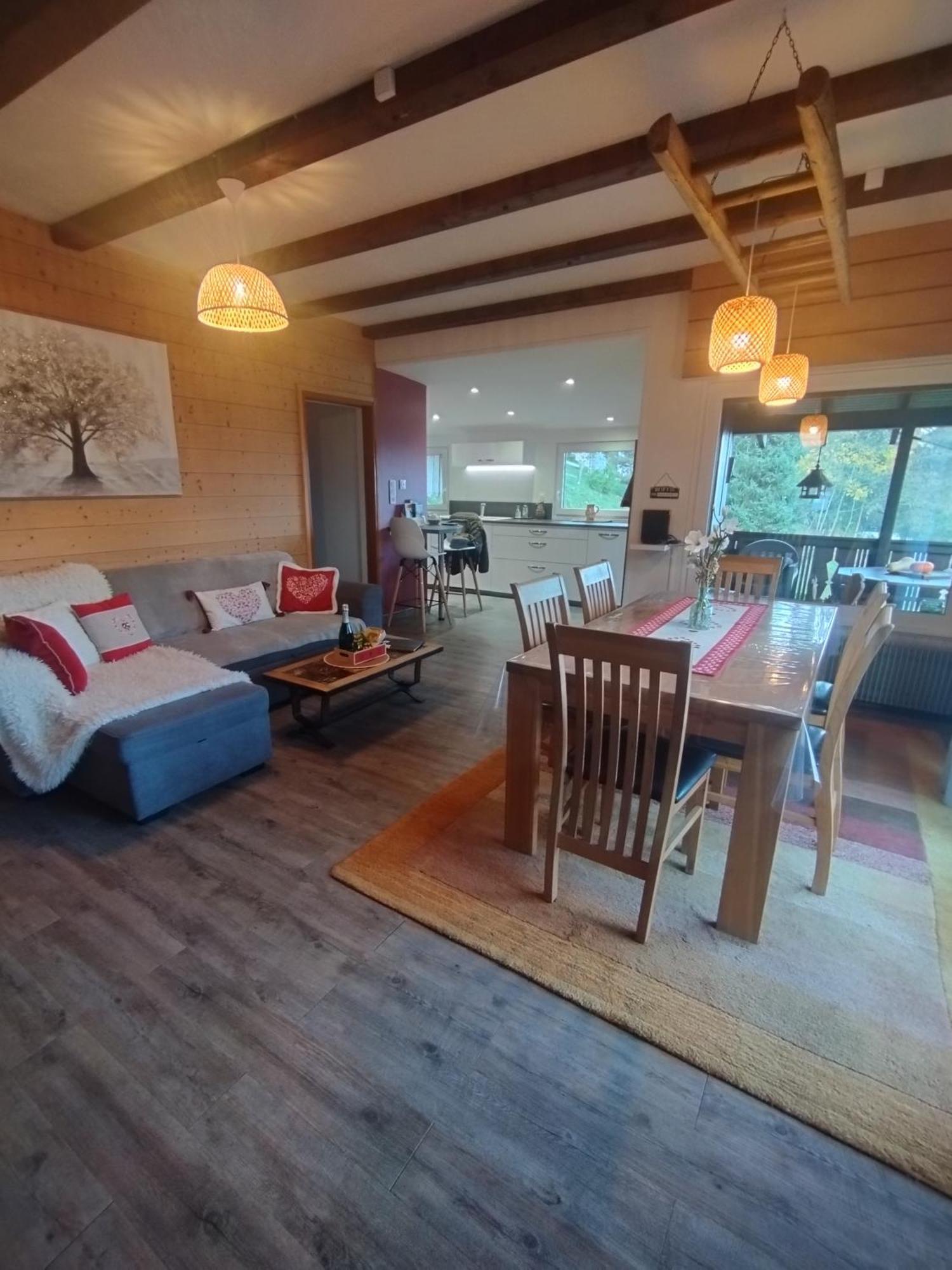 Chalet Au Bois Des Ecureuils Classe Trois Etoiles. Muhlbach-sur-Munster Exteriér fotografie